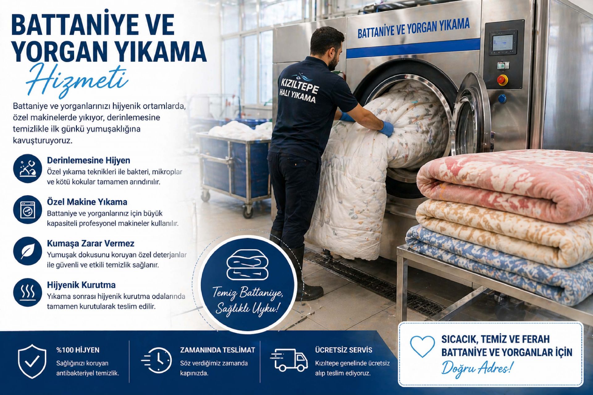 Battaniye ve Yorgan Yıkama